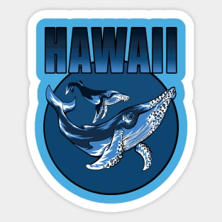 Hawaiian Humpbacks Sticker